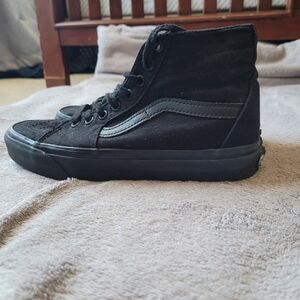 Women's Vans SK8-Hi Size 7 Black Canvas